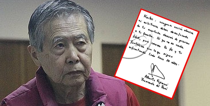 Photo of La carta de Fujimori en este durísimo momento para su familia